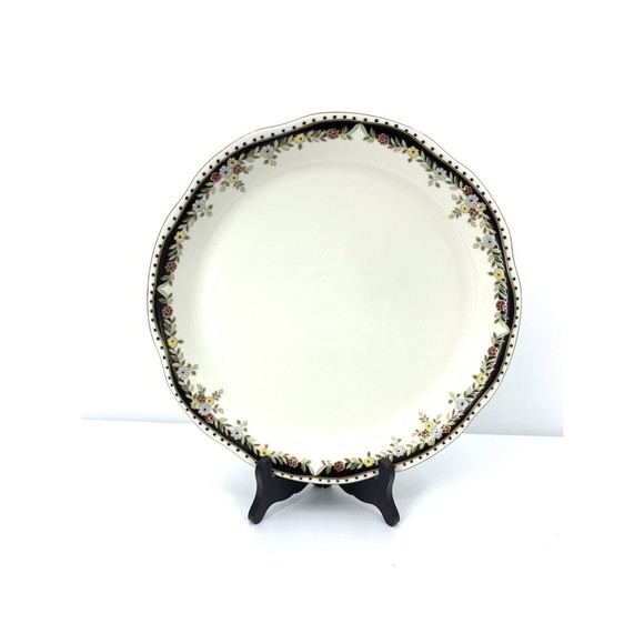 Zsolnay Hungary Bone China Sissy Pattern Gold Tea  Serving Platter Large - Picture 1 of 8